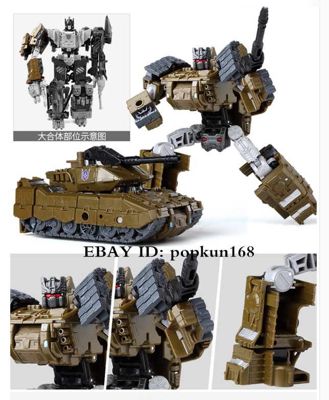 Figurine Transformers Bruticus (Combaticons) HZX - 5 En 1 Articulé - Style G1/IDW - 30cm