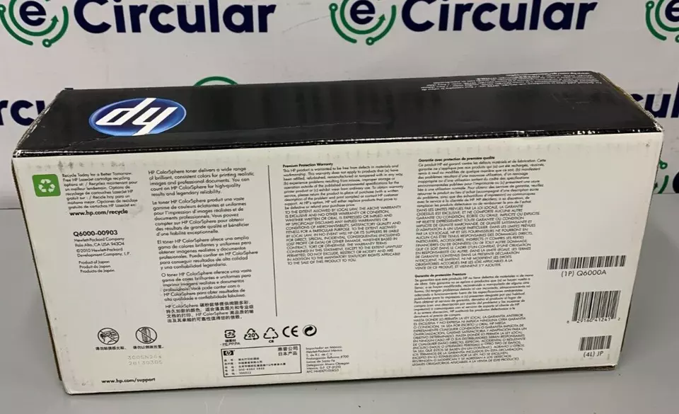 HP Q6000A 124A  Black Toner LaserJet 1600 2600 2605 CM1015 1017  Sealed - Image 4 of 4