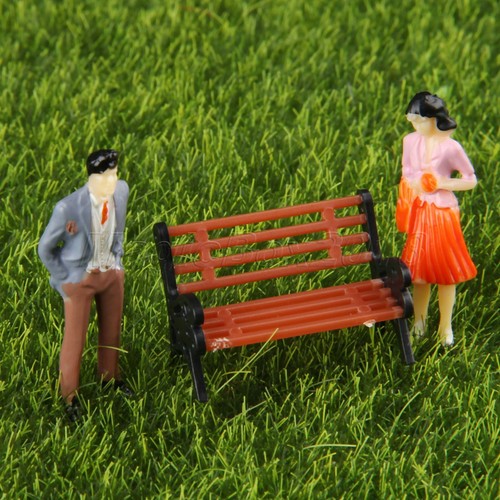 10pc Painted People Model Train Passengers Figure Railway Scenery DIY Scale 1:50 - Picture 5 of 10
