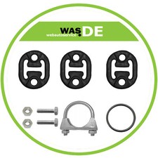 Montagesatz für Auspuffanlage Nissan Micra III (K12) 1.2 1.4 16V Bj. 2005- Gummi