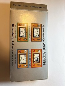 NINTENDO GAME AND & WATCH Turtle Bridge 1982 with Box Direct From Japan