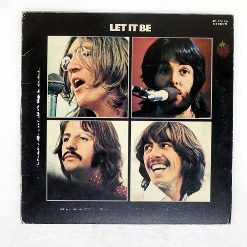 BEATLES LET IT BE APPLE AP80189 Japan VINYL LP