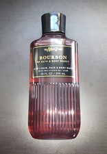 Bath Body Works Men's BOURBON 3-1 Hair Face Body Wash Gel Shampoo 10oz