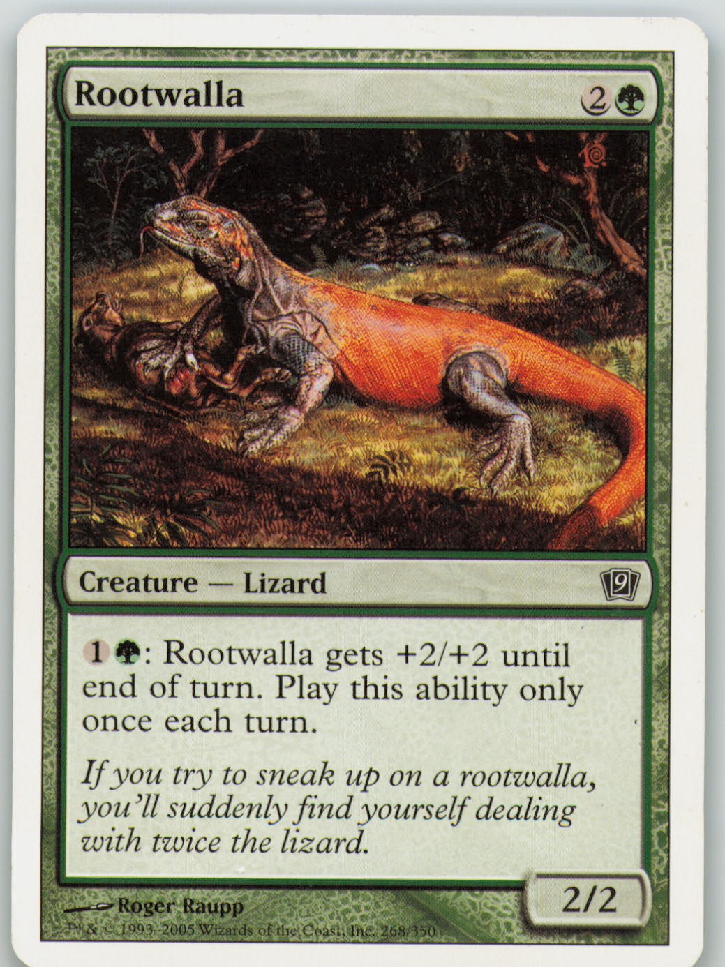 Rootwalla 268 Common 9th Edition Magic: The Gathering LP