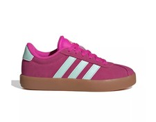Kids Adidas VL Court 3.0 Lacce Up Pink Sneakers Casual Shoe. Size 1