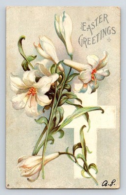 Postkarte Ostergrüße: Postkarte Wappingers Falls, New York, 1911.