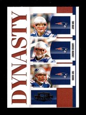 2007 THREADS DYNASTY D6 TOM BRADY MARONEY TROY BROWN PATRIOTS