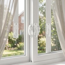 Window Latch Zinc Alloy 65mm for Sliding Window Sash Lock Residential Use