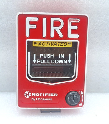 NOTIFIER NBG-12LX Adressierbarer Handmelder Mit Zugmelder, Gebraucht