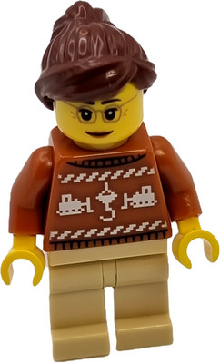 LEGO City Figur  Frau im Winter Puli
