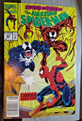 Amazing Spider-Man #362 NM!  Second full appearance Carnage Awesome Copy