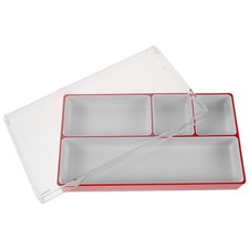 Small Plastic Tray Parts Bead Containers for Organizing Storage Trays