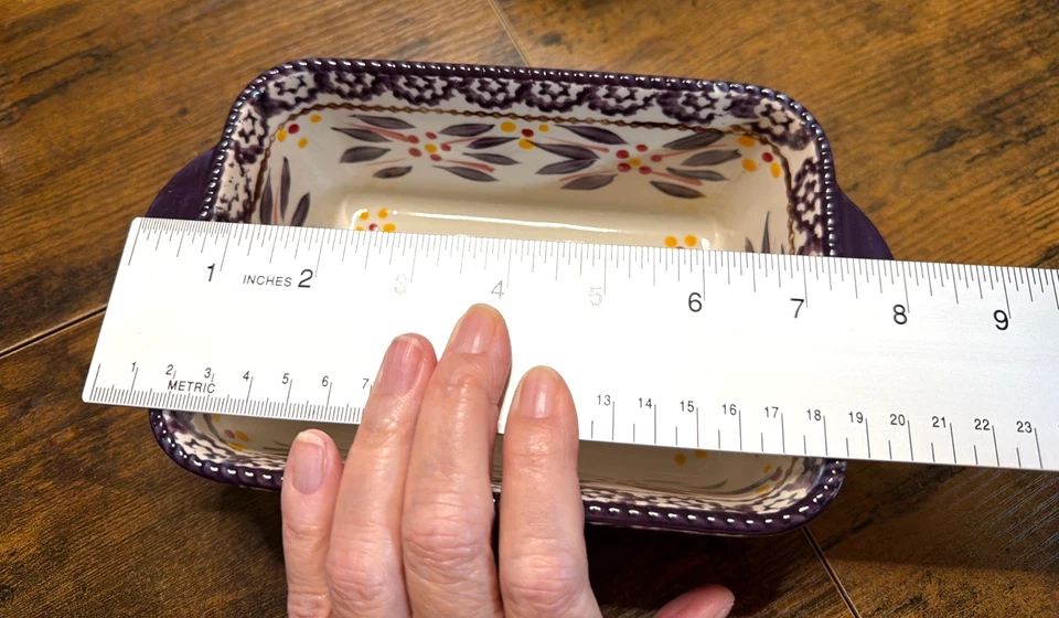 Mini pan Temptations by Tara púrpura estilo viejo mundo con tapa y jarra, en muy buen estado Foto 3 de 4