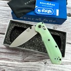 Benchmade 565-2101 Knives Mini Freek AXIS Lock CPM S90V/Jade Natural G-10 Handle — photo 1