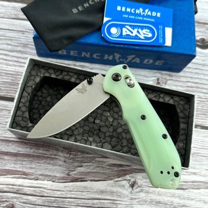 Benchmade 565-2101 Knives Mini Freek AXIS Lock CPM S90V/Jade Natural G-10 Handle