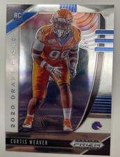 2020 Panini Prizm Draft Picks -Draft Picks Rookies Curtis Weaver #166 (RC) Prizm