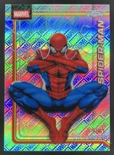 2026 Topps Chrome Marvel Comics Spider-Man Logofractor /61 #163