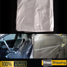 20/10 Pcs Disposable Plastic Car Seat Covers Vehicle Cover Valet Roll Protective