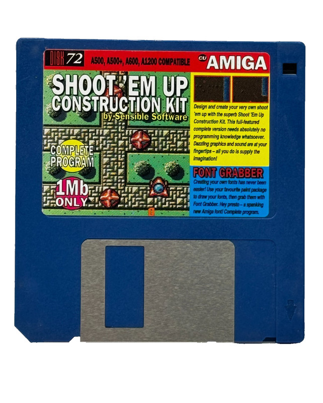 Shoot 'Em Up Construction Kit  -Amiga - Commodore - Floppy Disk - Genuine Retro