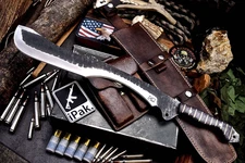 CFK IPAK Handmade D2 Custom TRAIL Machete Chopping Hunting Hiking Sport Knife