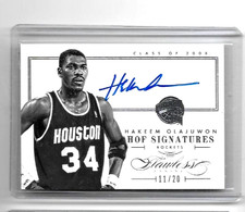 HAKEEM OLAJUWON 2013 PANINI BASKETBALL HOF FLAWLESS CERTIFIED AUTOGRAPH#11/20