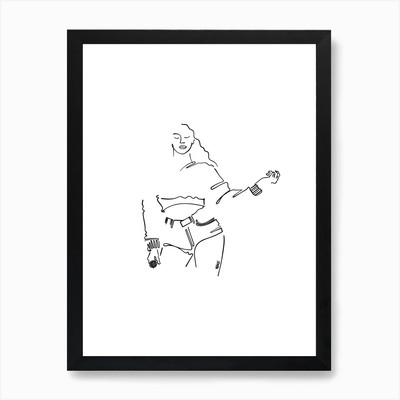 Save The Queen Kunstdruck gerahmt Wandbild Poster Leinwanddruck Bild