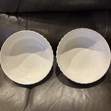 (2) Dowan Large Serving Bowls Ceramic New Open Box 