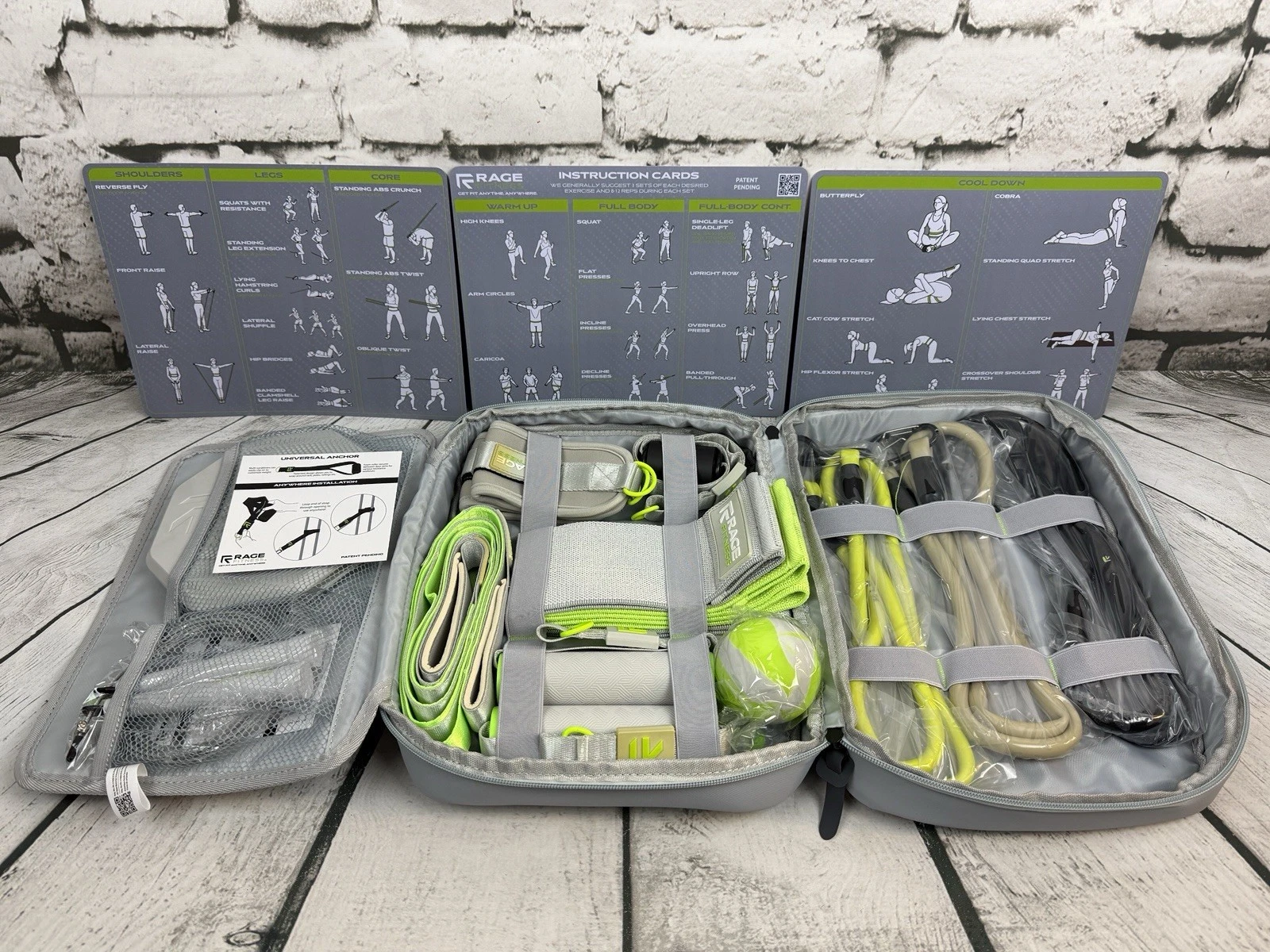 Home Gym Resistance Bands w/ Carry Bag EX Kit ~Exercise~Strength~Stretching ~NEW
Opens in a new wind