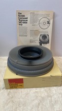 Vintage Kodak Carousel Transvue 140 Slide Tray Projector With Box & Instructions
