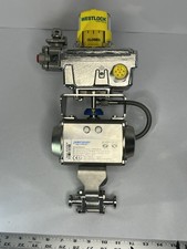 PBM 1/2” 316L ASME BPE SF5 Valve + Jamesbury Actuator & Westlock Controls 