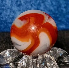Vintage Alley Agate Pennsboro Swirl Marble. .60" Near Mint. Stunning Example