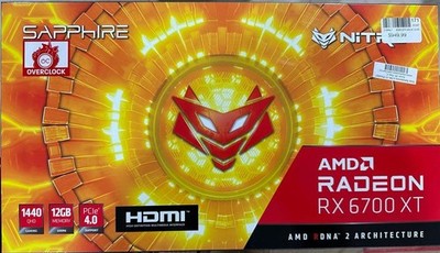 Sapphire Nitro+ AMD Radeon RX 6700 XT 12GB - Excellent Condition
