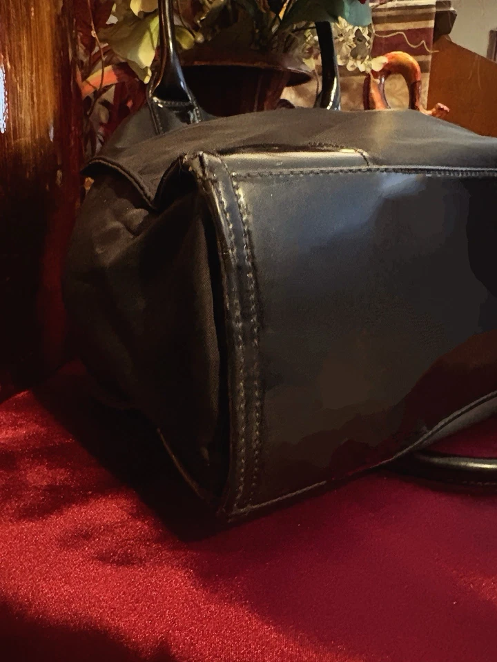 Tory Burch Tote Bag Black Big Logo - Image 4 of 4