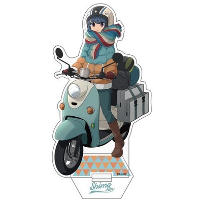 COSPA ''Yuru Camp (Laid-Back Camp)'' Rin Shima and Scooter Acrylic Stone