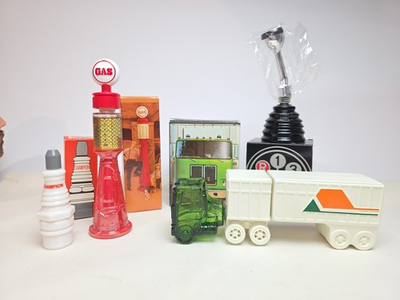 #ad #ad 4 Avon Petroliana Full Decanters Champion Gas Pump Highway King Shift NOS $34.99