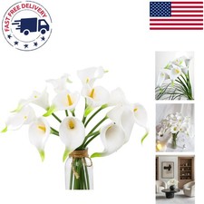 12 Stunning Artificial Calla Lily Flowers - Ideal for Home  Event Arrangements