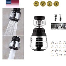 360 Rotate Swivel Water Saving Tap Aerator Diffuser Faucet Nozzle Filter Ada...