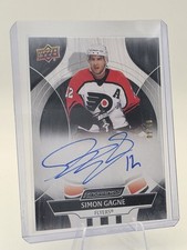 2024-25 Upper Deck Engrained Icons Simon Gagne AUTO /49 Philadelphia Flyers