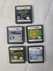 Nintendo DS Game Lot of 5 Cartridges Tinker Bell Frozen Madagascar Aragorn B34