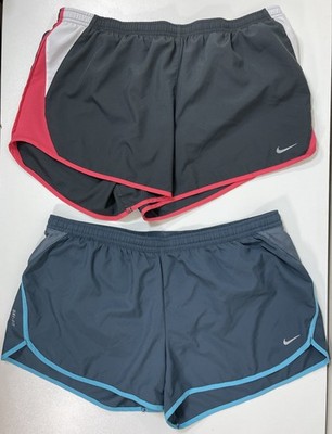 LOT OF 2 Nike Shorts Womens XL Tempo Lined Dri-Fit 3'' Running Workout Yoga Gym