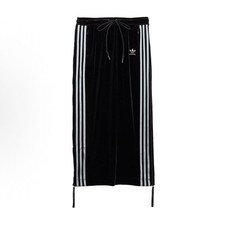 Adidas Women Casual Long Skirt Black GM8746 Size M Sporty Athleisure Brand New