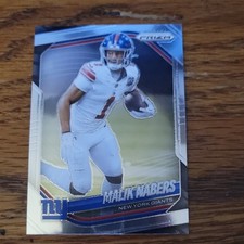 Panini Prizm Football 2025 Malik Nabers #206 New York Giants Base Set