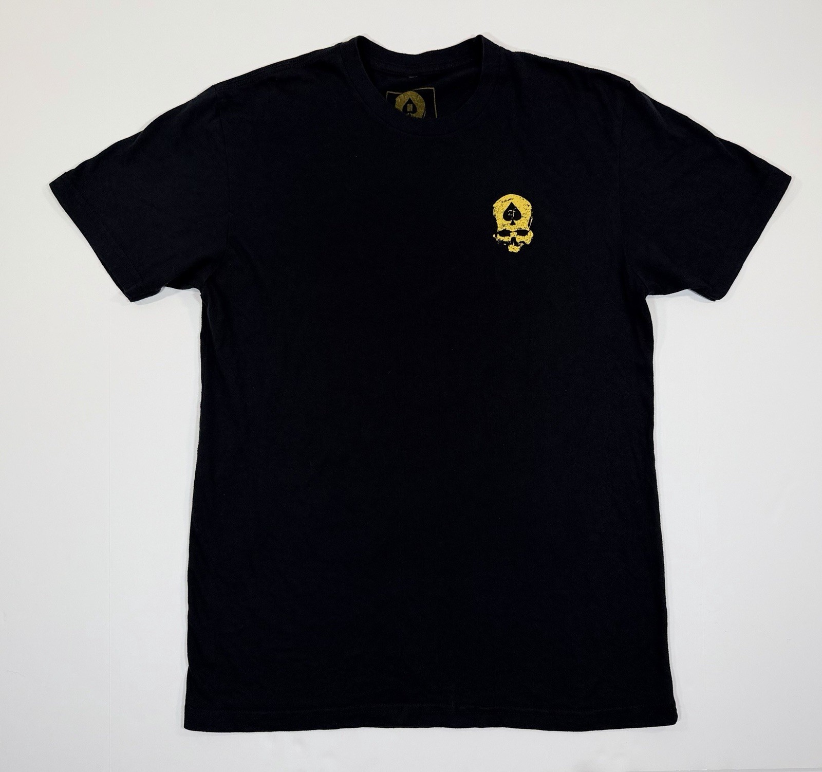 Zero Foxtrot Shirt Men’s M Black Fearless Stay Zero Skull Military Graphic Tee