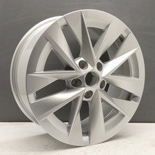 SKODA OCTAVIA ROTARE 17" ALLOY WHEEL RUM 7J ET46 SILVER 5E3601025E GENUINE X1