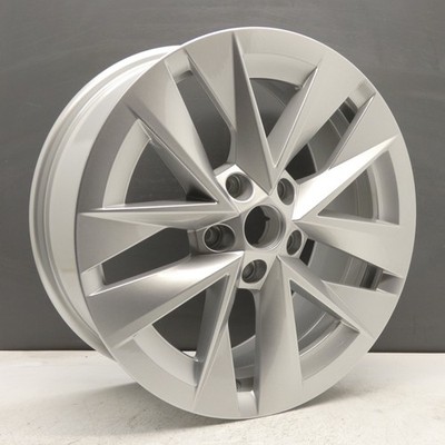 SKODA OCTAVIA ROTARE 17'' ALLOY WHEEL RUM 7J ET46 SILVER 5E3601025E GENUINE X1