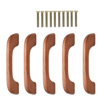 5 Set Küchengriffe Aus Holz Schrankgriff Schrankdekoration Kabinett Möbelgriff