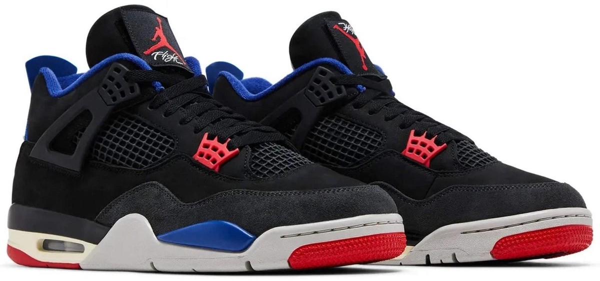 air jordan 4 retro black and fire red