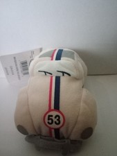 Disney Store Exclusive 6" Mini Bean Bag Plush Herbie The Love Bug Vintage Toy