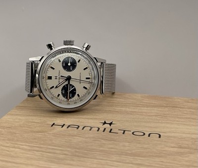 Hamilton American Classic Intra-Matic Men s Panda Dial Mechanical 40mm Watch