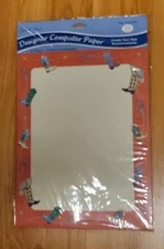 Vintage Western Designer Computer Paper (25 Sheets) &12 Matching Envelopes *New*